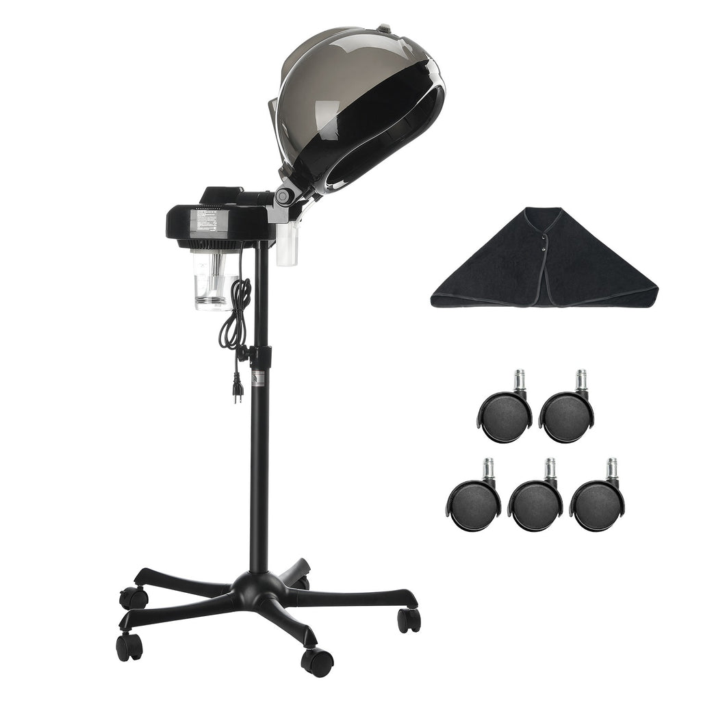 Professional Hair Steamer 11.81-inch Hooded Ionic Hair Treatment Machine with 2 Modes