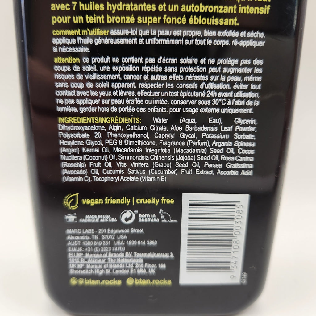 Unisex Dry Tanning Oil - 8 Oz Skin Enhancer & Tanning
