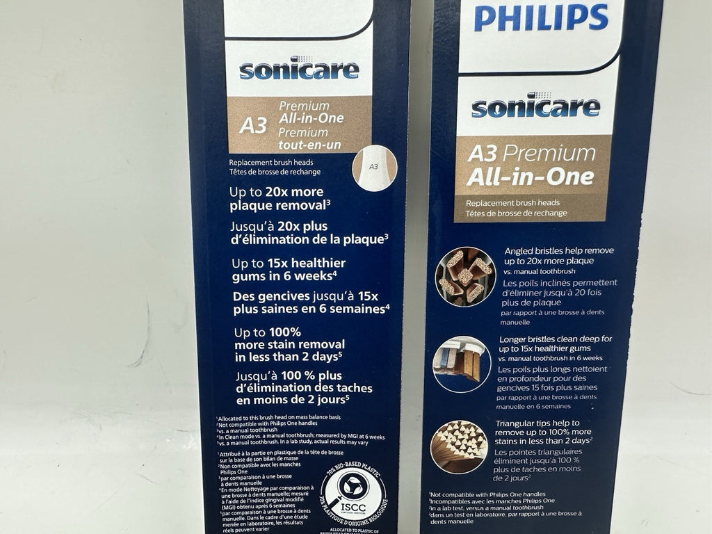 Philips Sonicare A3 Replacement Toothbrush Heads HX9092/65 - 4 Pack