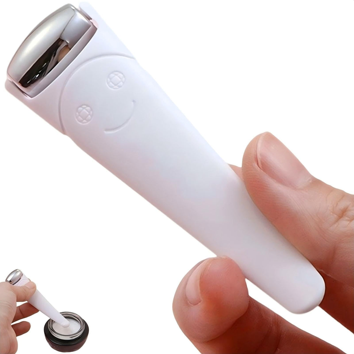 Mini Ice Roller for Face and Eyes - Cooling Massager and Skin Care Tool