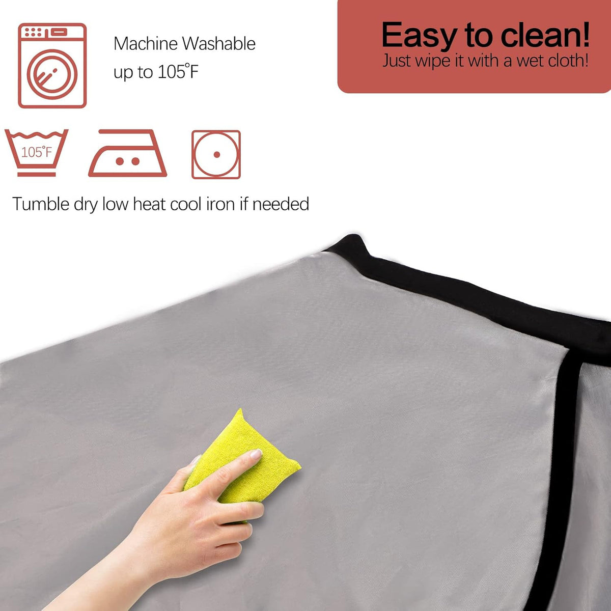 Short Waterproof Barber Cape for Hair Cutting and Styling