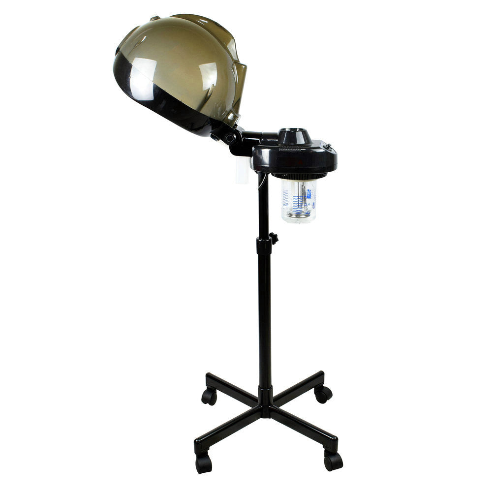 Professional Salon Hair Steamer with Rolling Stand and Adjustable Hood