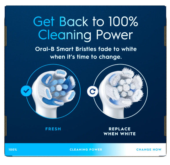 Oral-B iO Deep Clean Toothbrush Replacement Heads 9-Pack - Black & White