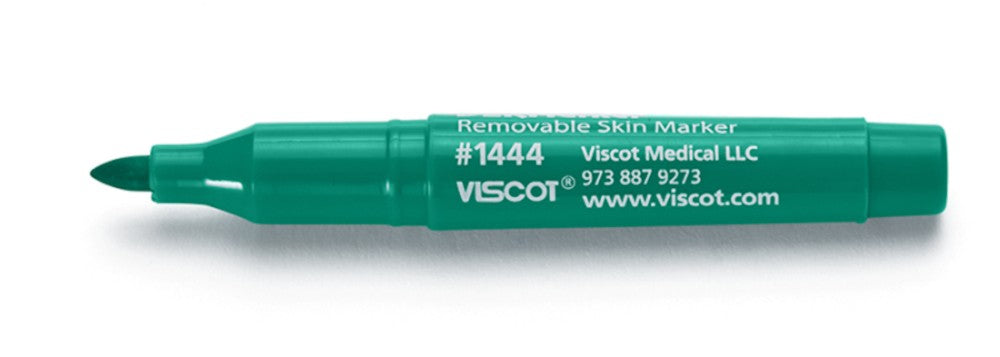 Viscot Mini EZ Removeable Skin Marker Green 10 Pack