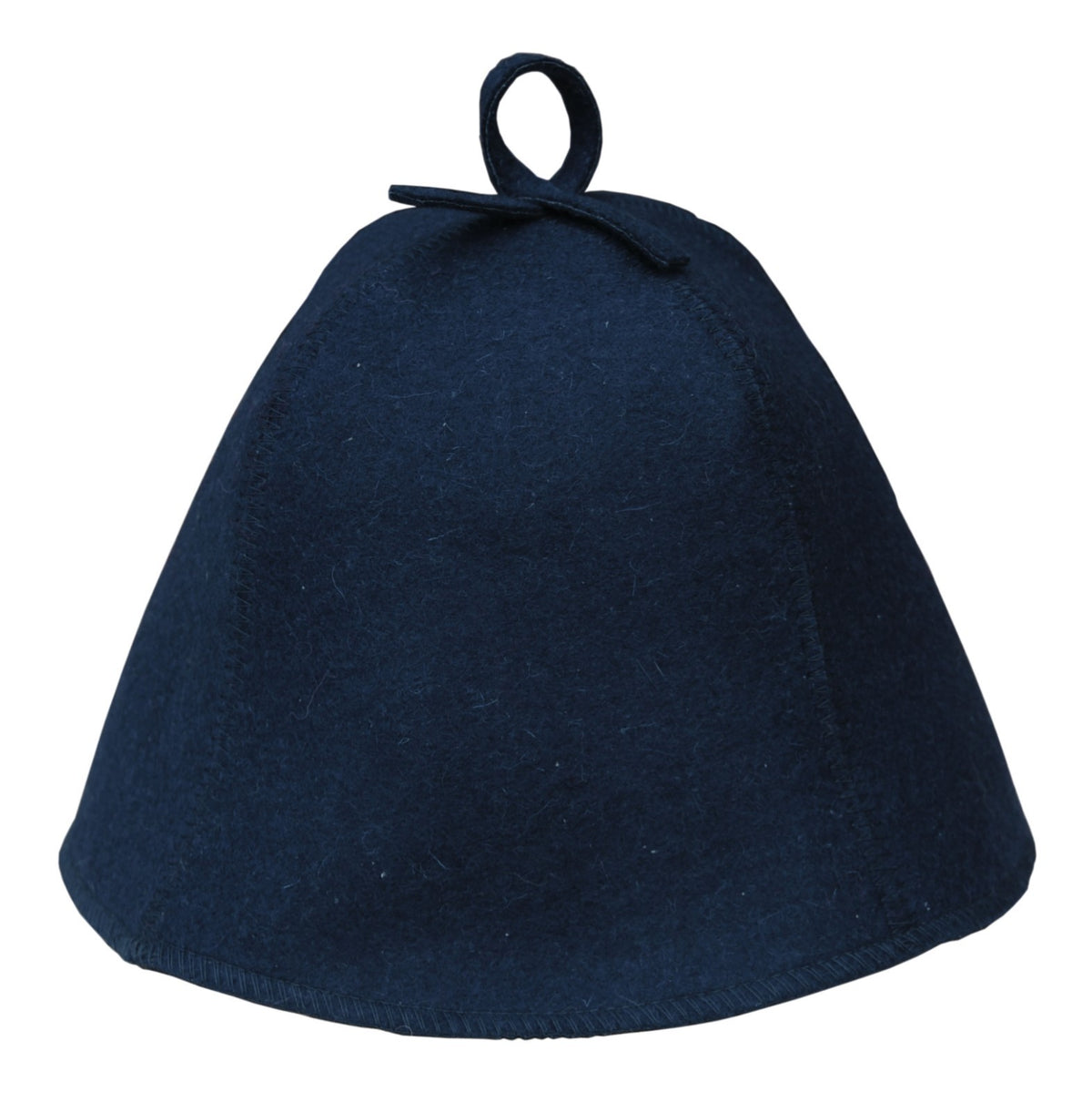 Classic Wool Sauna Hat for Hot Baths and Banya - Natural Sheep Wool