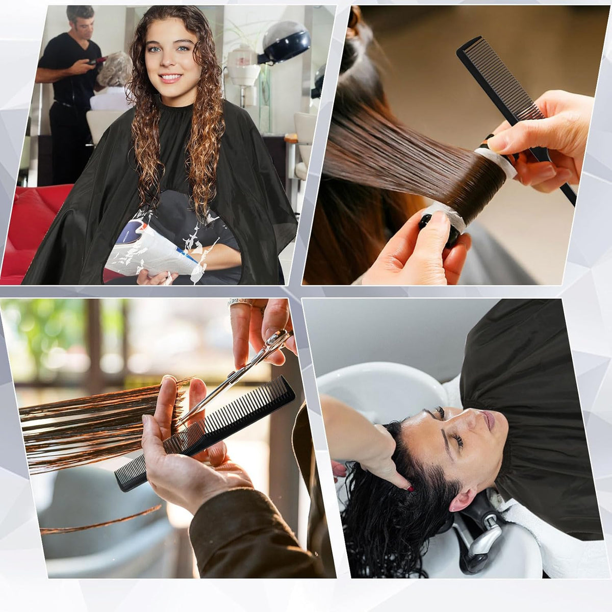 Professional Barber Capes for Haircutting with Adjustable Design and Viewing Window