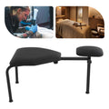 Adjustable Pedicure Chair with Footrest Salon Spa Nail Stool Black