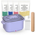 Foldable Silicone Wax Warmer Hair Removal Kit Travel Home Waxing Device 500ml