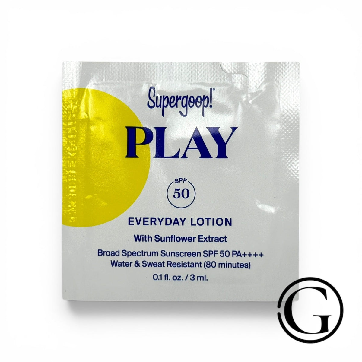 50 Pack SPF 50 Sunscreen Lotion Samples with Sunflower Extract - Travel Size