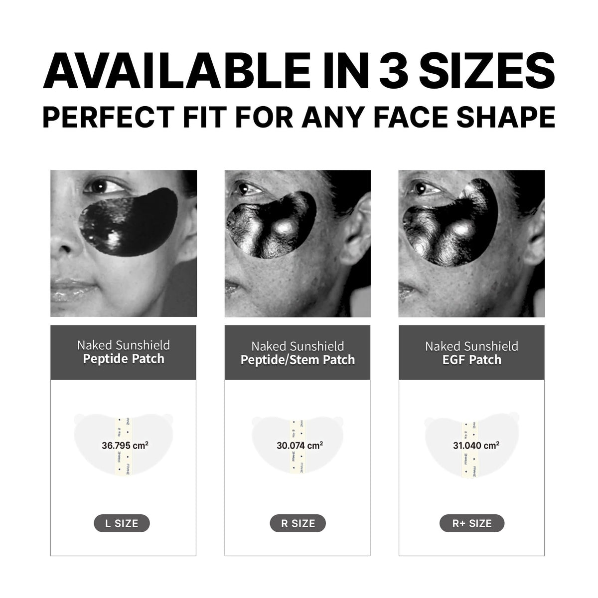UV Patch SPF 50+ Sun Protection with Hyaluronic Acid for Outdoor Skin Care