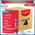 Mini Travel Toothbrushes with Peppermint Beads - 96 Pack, Disposable & Portable
