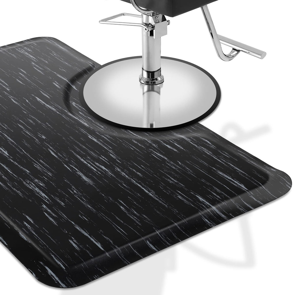 Anti-Fatigue Floor Mat 3x5 ft Marble Rectangle 1/2 Inch Thick for Salon & Commercial Use