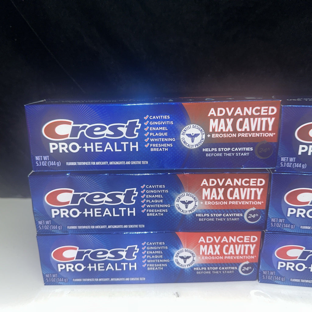 Crest Advanced Max Cavity & Erosion Protection Toothpaste 5.1 oz 6 Pack