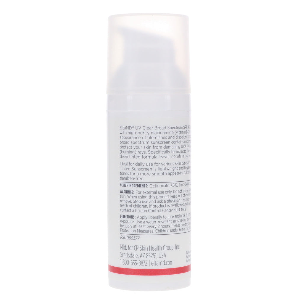 Broad Spectrum SPF 46 Tinted Face Sunscreen - Lightweight & Hydrating