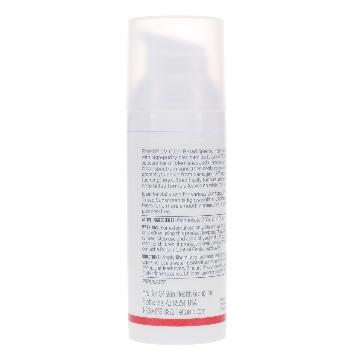 Broad Spectrum SPF 46 Tinted Face Sunscreen - Lightweight & Hydrating
