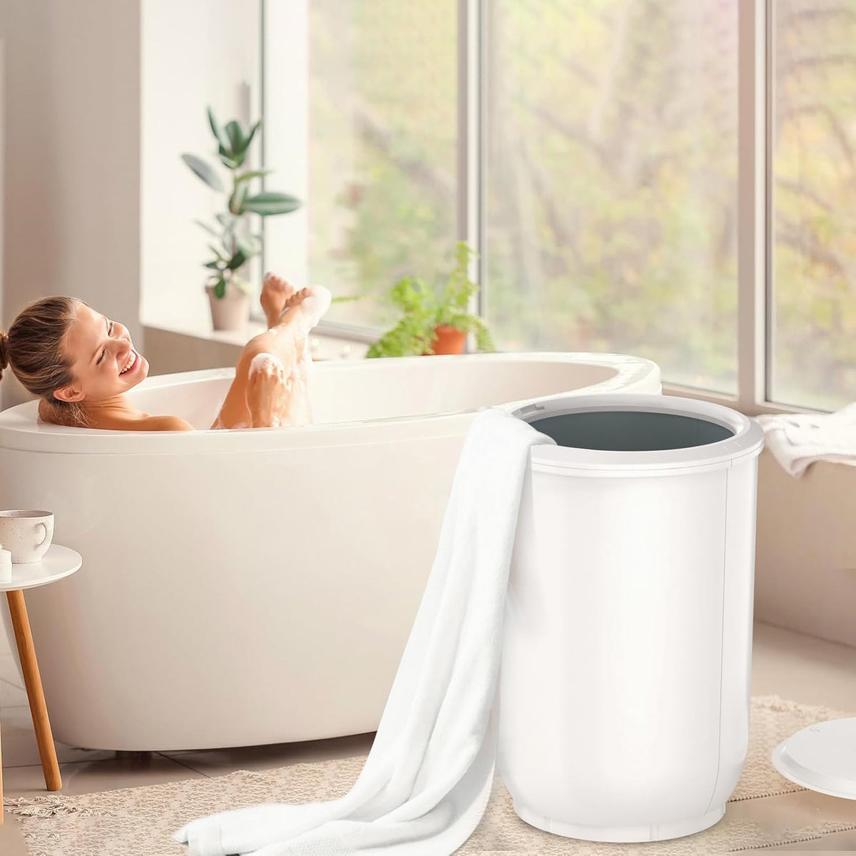 20L Towle Warmer Bucket 450W Fast Heating Spa Safe Timer Home Use