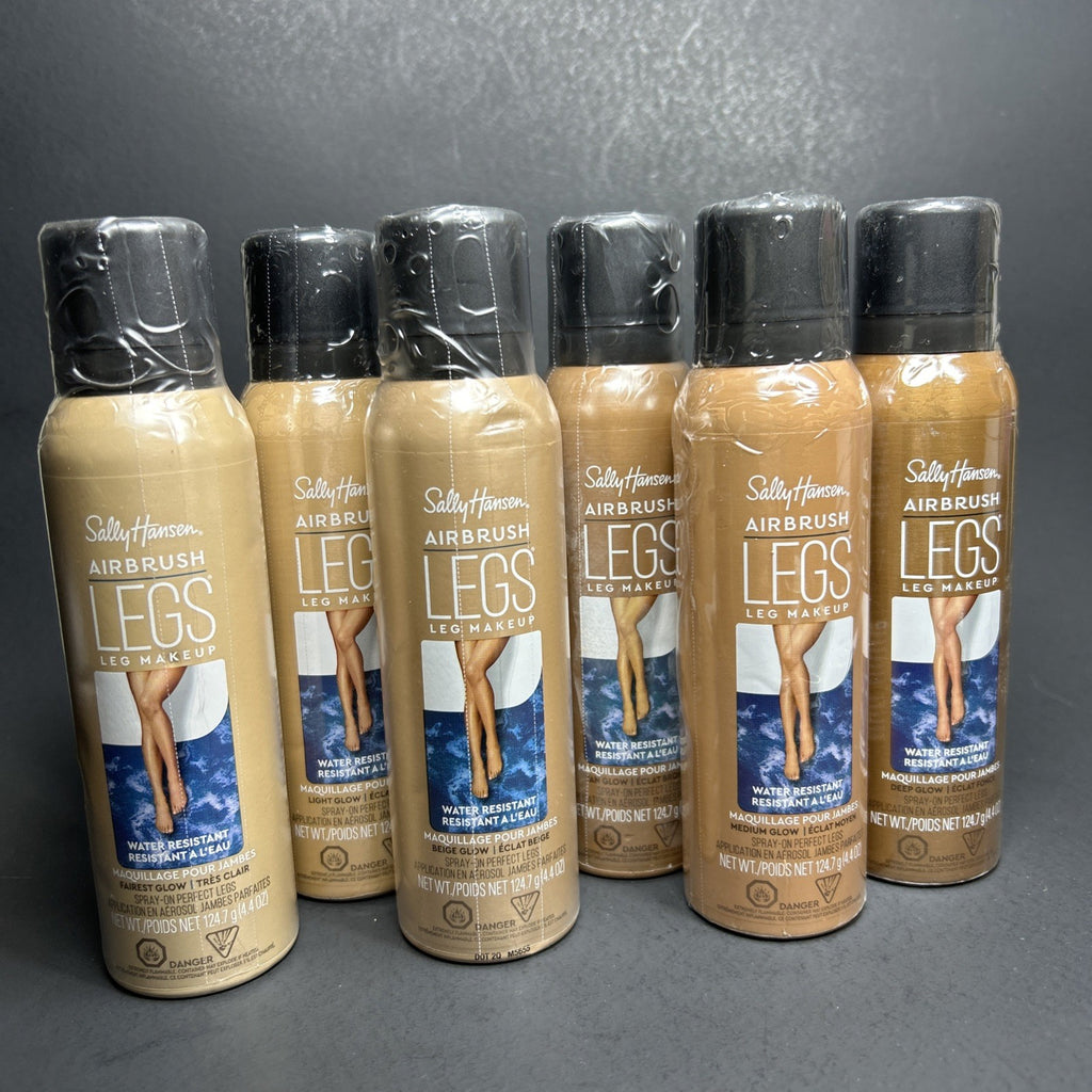 Water-Resistant Leg Makeup Spray - Airbrush Finish, Multiple Colors