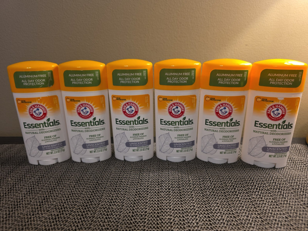 Unscented Deodorant 6 Pack - 2.5 Oz Personal Care