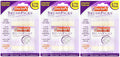 Dental BrushPicks Pack of 3 - 825 Oral Care Picks for Gum & Teeth Cleaning