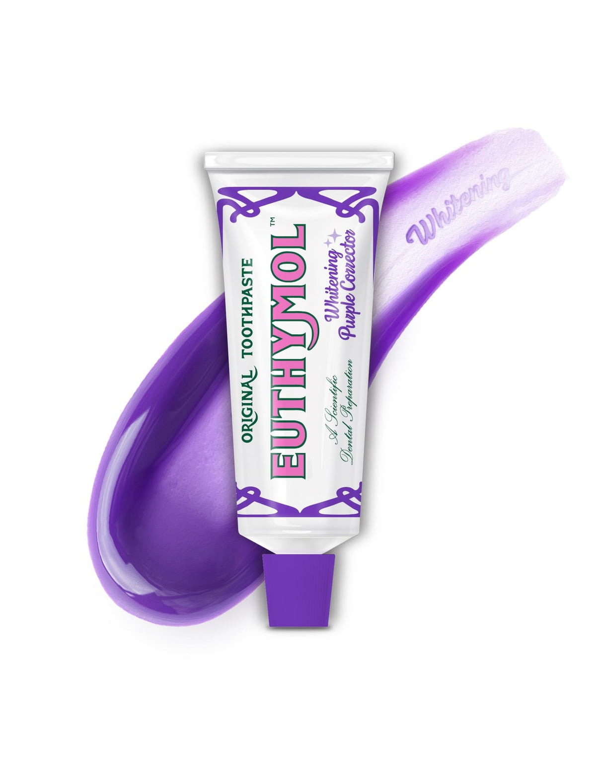 Purple Whitening Toothpaste for Yellow & Sensitive Teeth - 3.7 fl oz