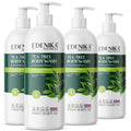 Tea Tree Body Wash for Itchy Skin Relief and Antifungal Care - Pack of 4