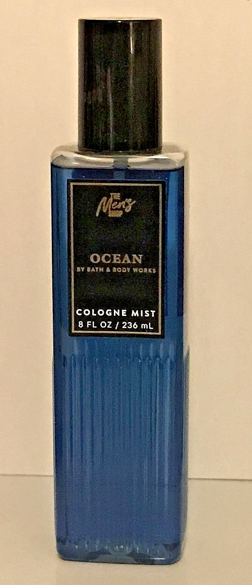 Ocean Cologne Spray Mist - 8 oz Blue Bottle Bath & Body Works