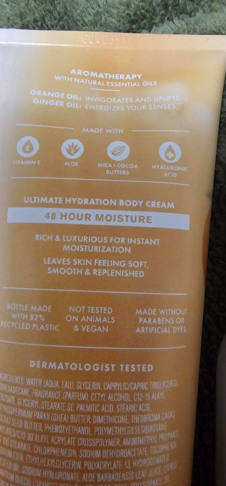 Orange & Ginger Aromatherapy Body Oil, Perfume, Wash & Cream Set