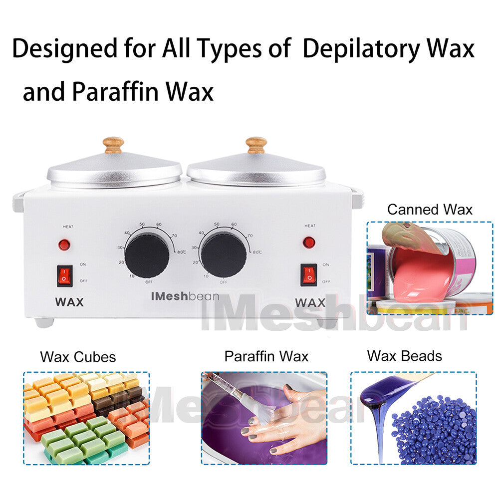 Double Pot Wax Warmer Heater for Professional Salon & Home Use