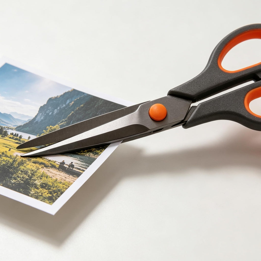All-Purpose Titanium Scissors Pack of 3 - Comfort Grip, Sharp Blades