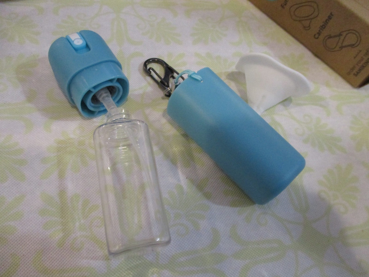 Mini Spray Bottles Set - Recycled Ocean Plastic, Leakproof Travel Dispensers