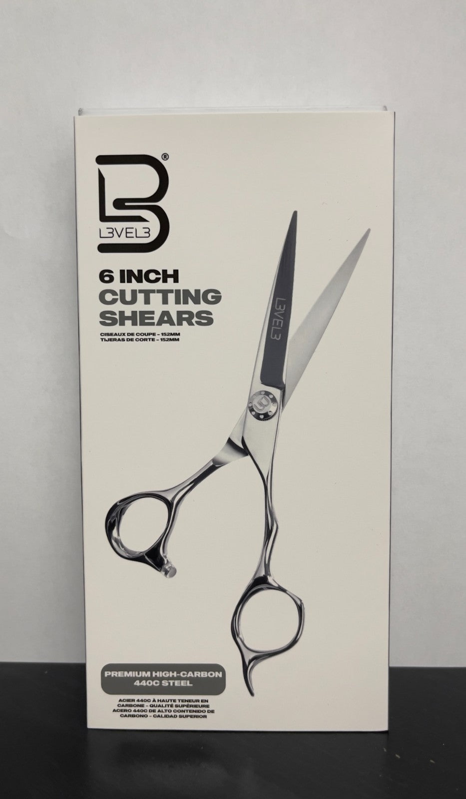 6-Inch Professional Hair Cutting Shear - Level 3 Salon & Barber Tool