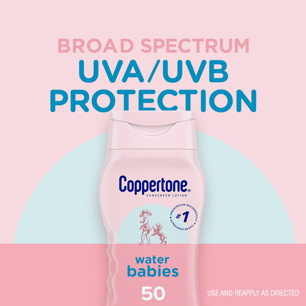 Baby Sunscreen Lotion SPF 50 Hypoallergenic Water-Resistant 8oz