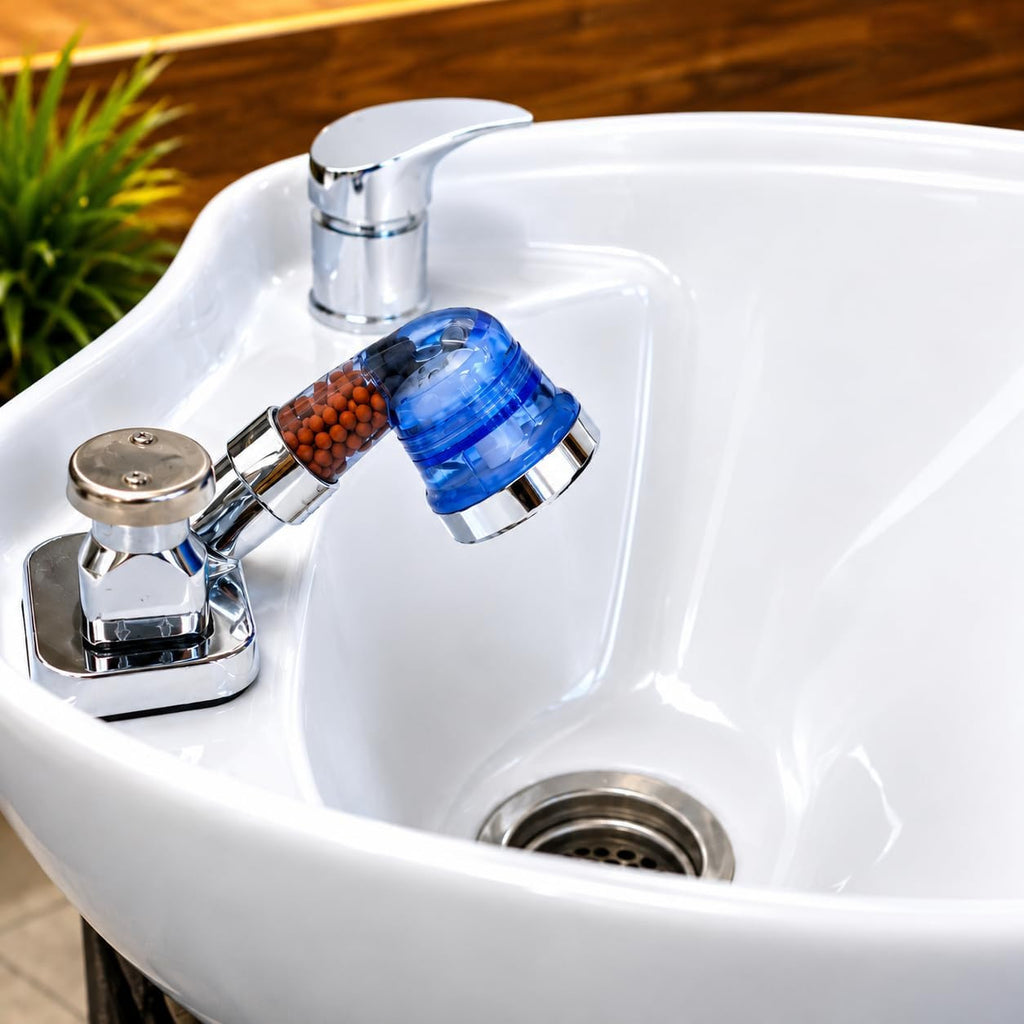 High Pressure 3-Function Shampoo Bowl Sprayer Head with Filter