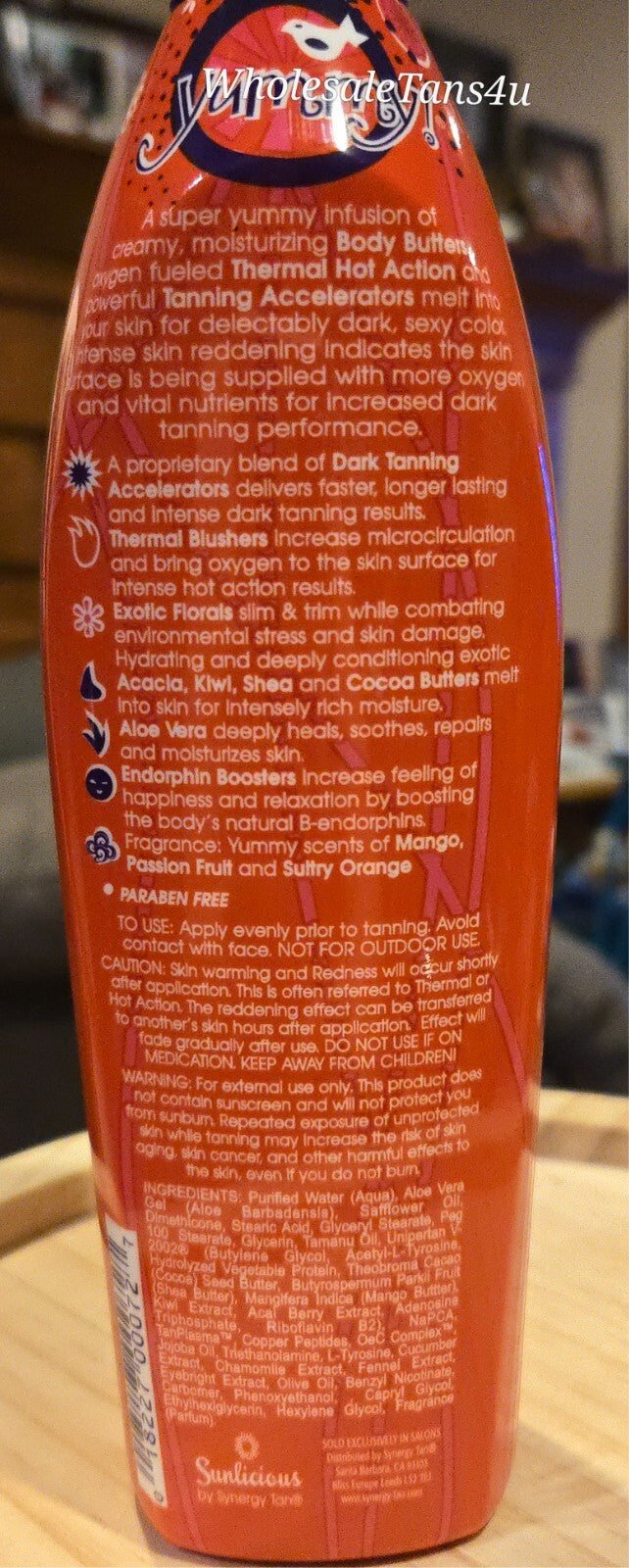 Yummy Sexy & Slimming Hot Tanning Accelerator Lotion - 12.5 oz
