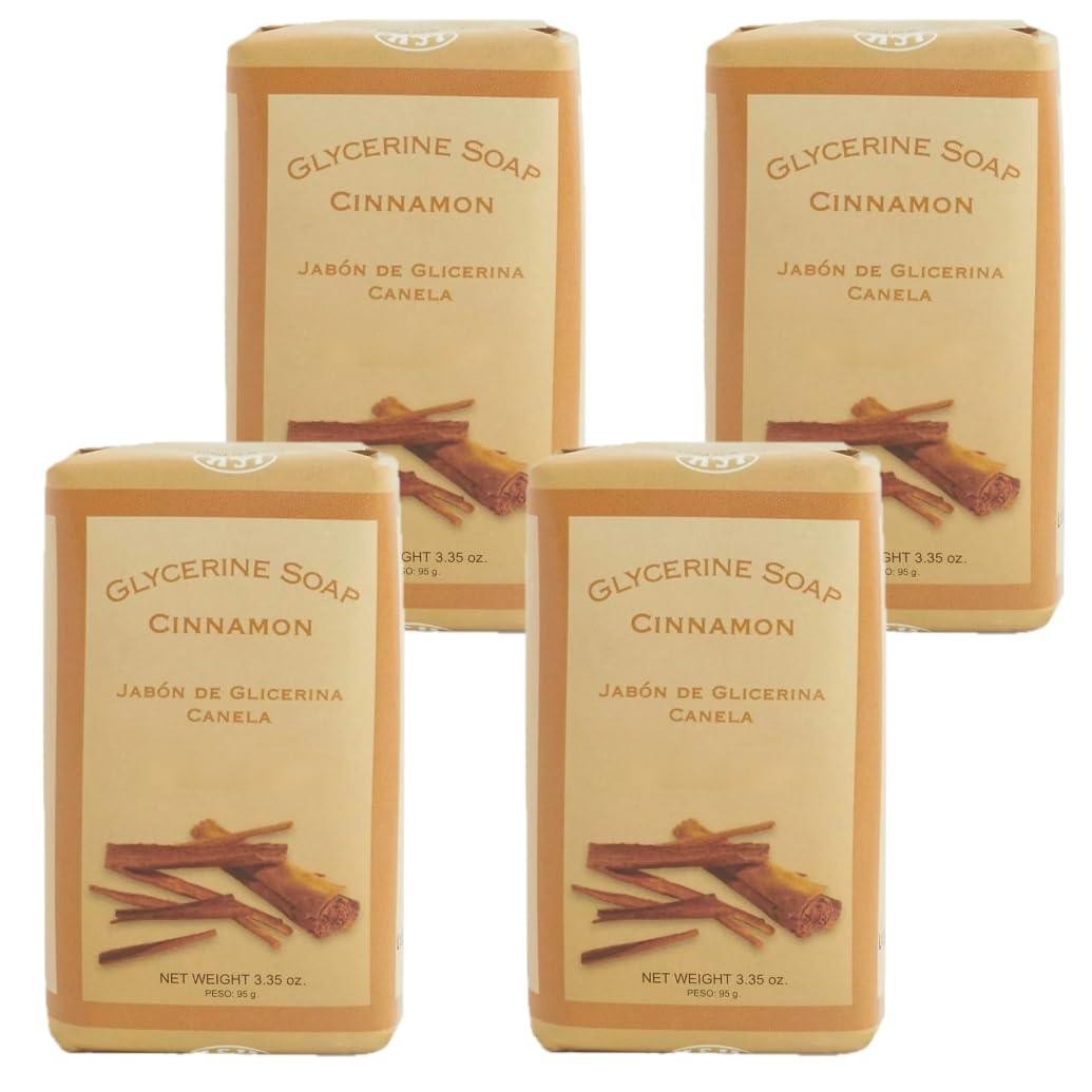 Cinnamon Soap Bar Pack of 4 - Natural Cleansing & Skin Nourishment