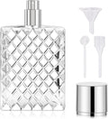 Refillable Glass Perfume Bottle 100ml Spray Pump Empty Cologne Container