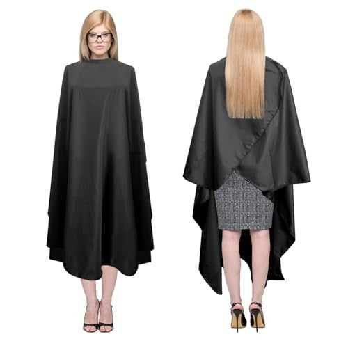 Waterproof Hair Cutting Cape Set - 14 Pack, Large Salon Capes for Hairdressing and Styling