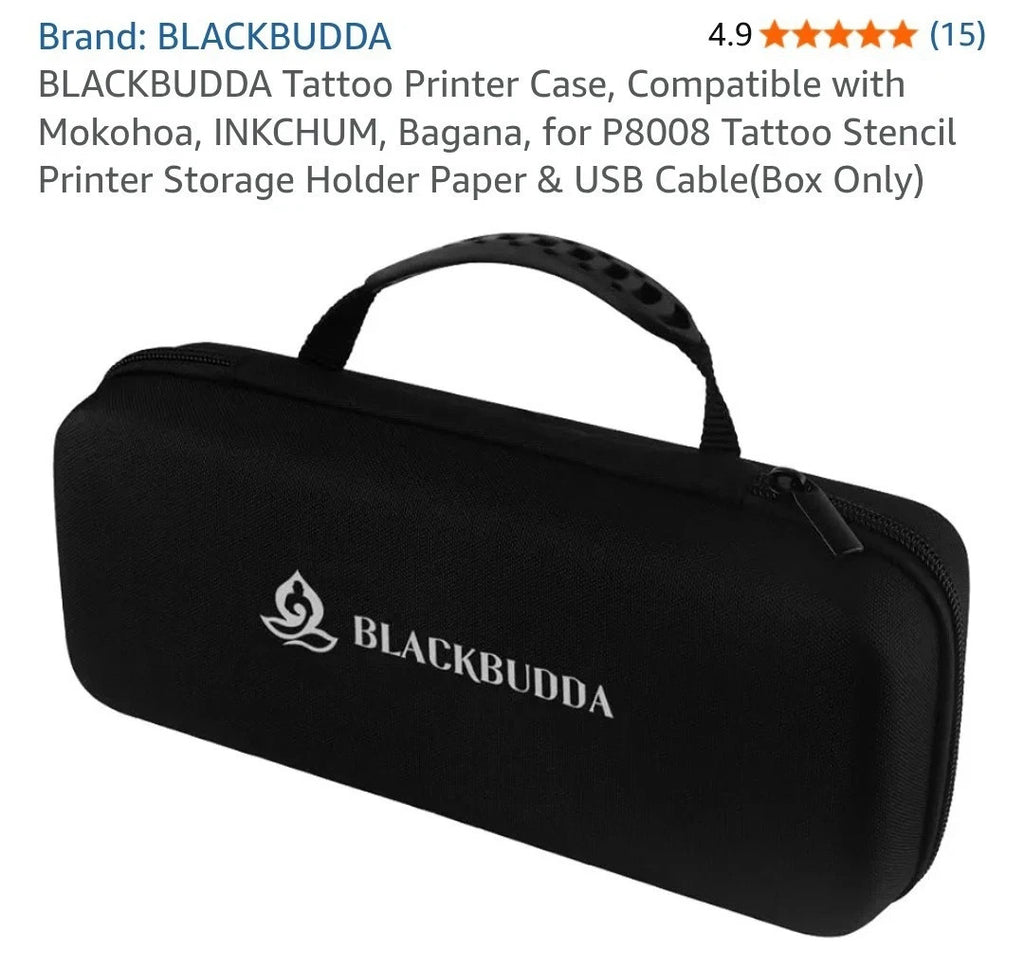 Boxed Case for P8008 Tattoo Stencil Printer – BLACKBUDDA Tattoo Printer Case (Box Only)