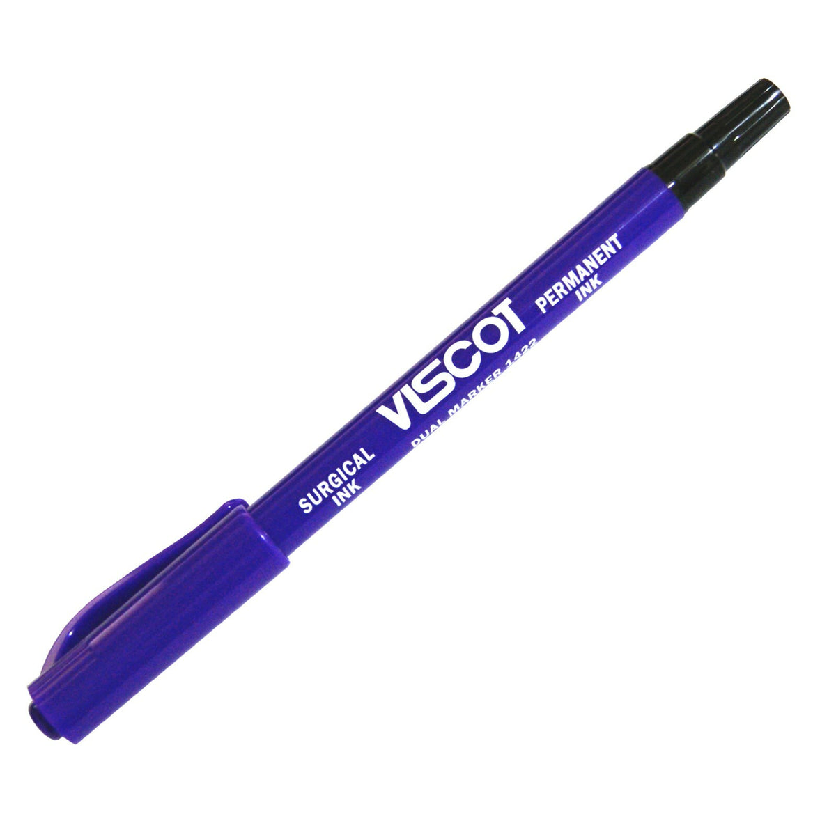 Dual Tip Skin Marker Pen for Tattoo & Piercing - Gentian Violet Dermal Markers