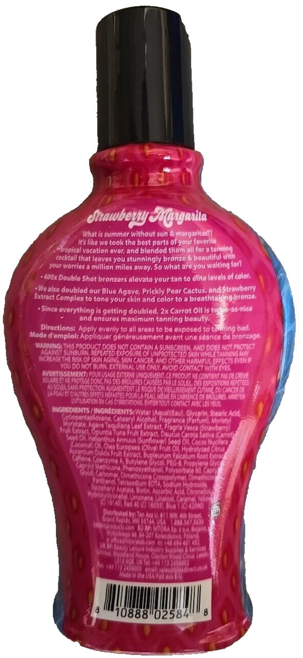Tan Inc Strawberry Margarita 400X Advanced Bronzer Tanning Lotion 7.5oz