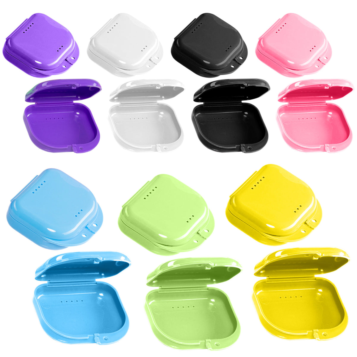 Dental Retainer Case Storage Box for Invisalign Teeth - Hygienic & Portable