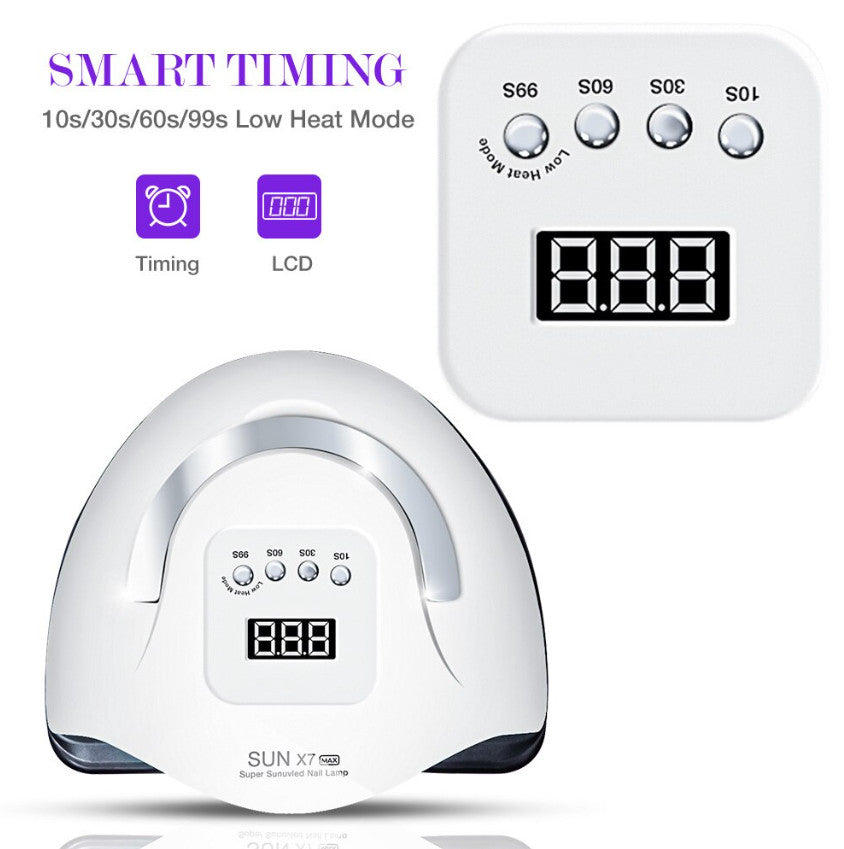 220W UV LED Nail Dryer Lamp for Gel Polish Curing Manicure Equipment