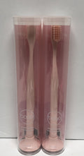Compostable Rose Pink Toothbrush with Soft Bristles - BPA Free Eco-Friendly Oral Care