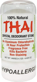 Natural Mineral Crystal Deodorant Stick 4.25 oz Aluminum-Free Odor Control
