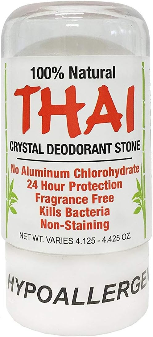 Natural Mineral Crystal Deodorant Stick 4.25 oz Aluminum-Free Odor Control