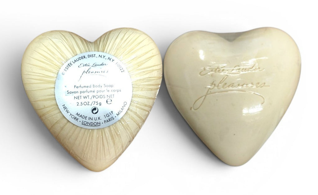 Estee Lauder Pleasures Heart-Shaped Perfumed Soap 2.5 oz - Sealed