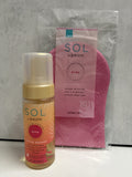 Jergens Sol Deep Tan Water Mousse - Sunless Tanning Foam & Applicator Mitt