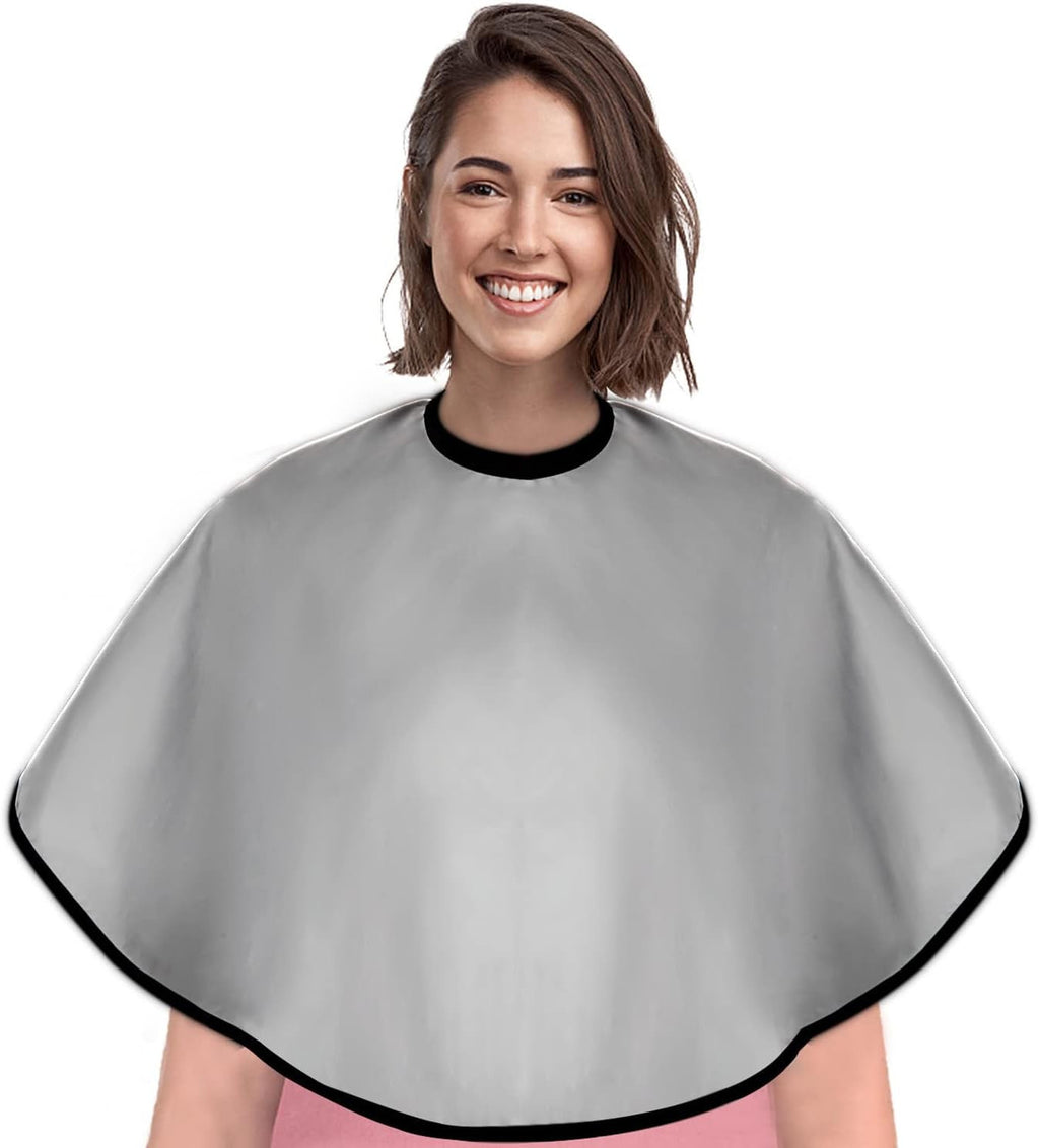 Short Waterproof Barber Cape for Hair Cutting and Styling