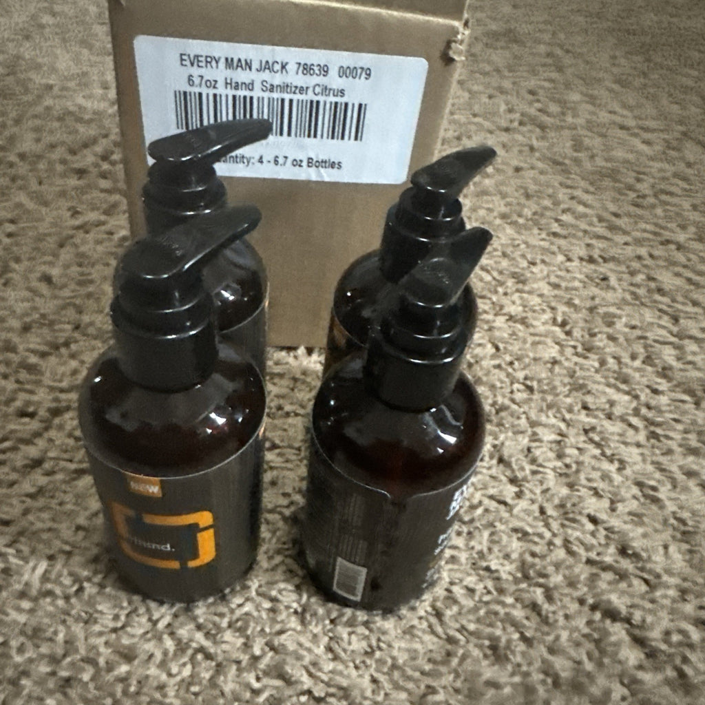 4-Pack Hydrating Hand Wash Pump Citrus 6.7 Oz - Everyday Hand Soap