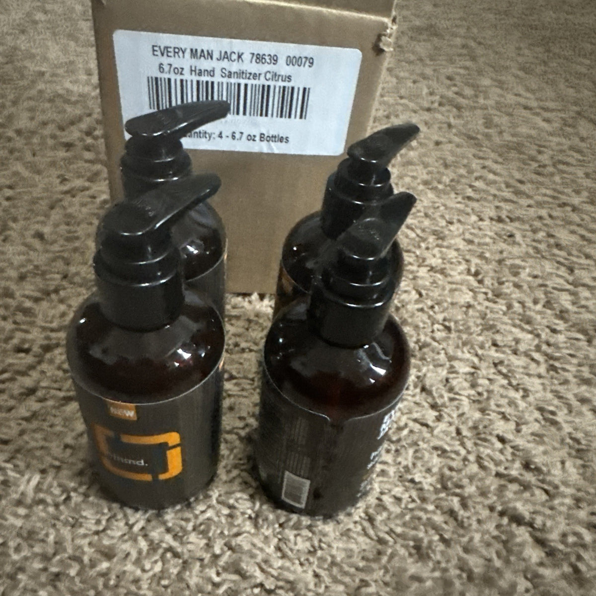 4-Pack Hydrating Hand Wash Pump Citrus 6.7 Oz - Everyday Hand Soap